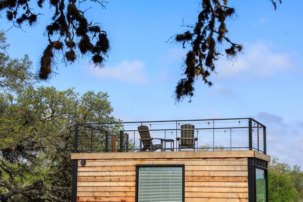 New The Sunset Luxury Container Home Fredericksburg Exteriér fotografie
